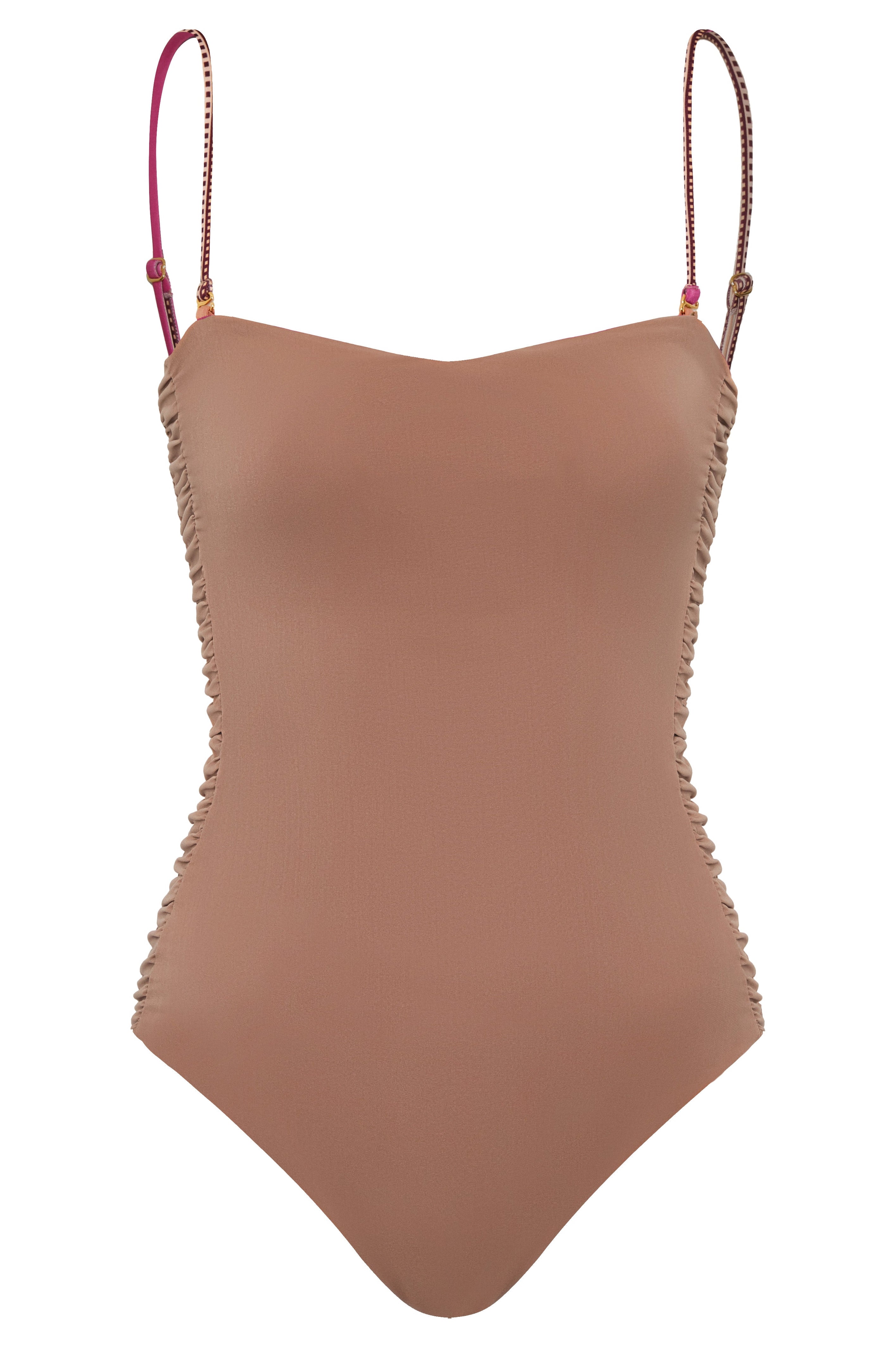 Las Balsas One Piece / Ethnic Pink Stripes