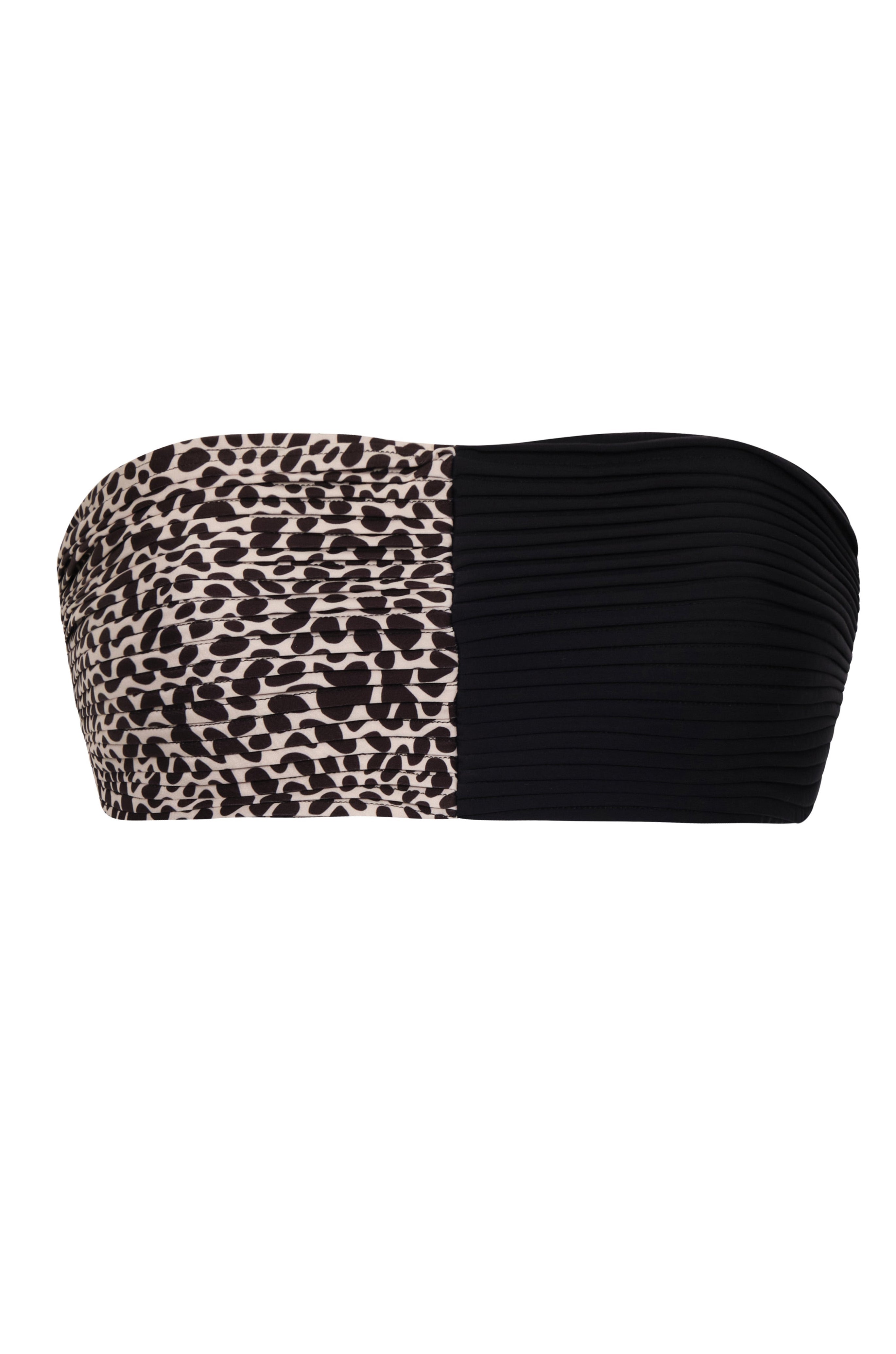 Emma Top / Ivory & Black Animal Print