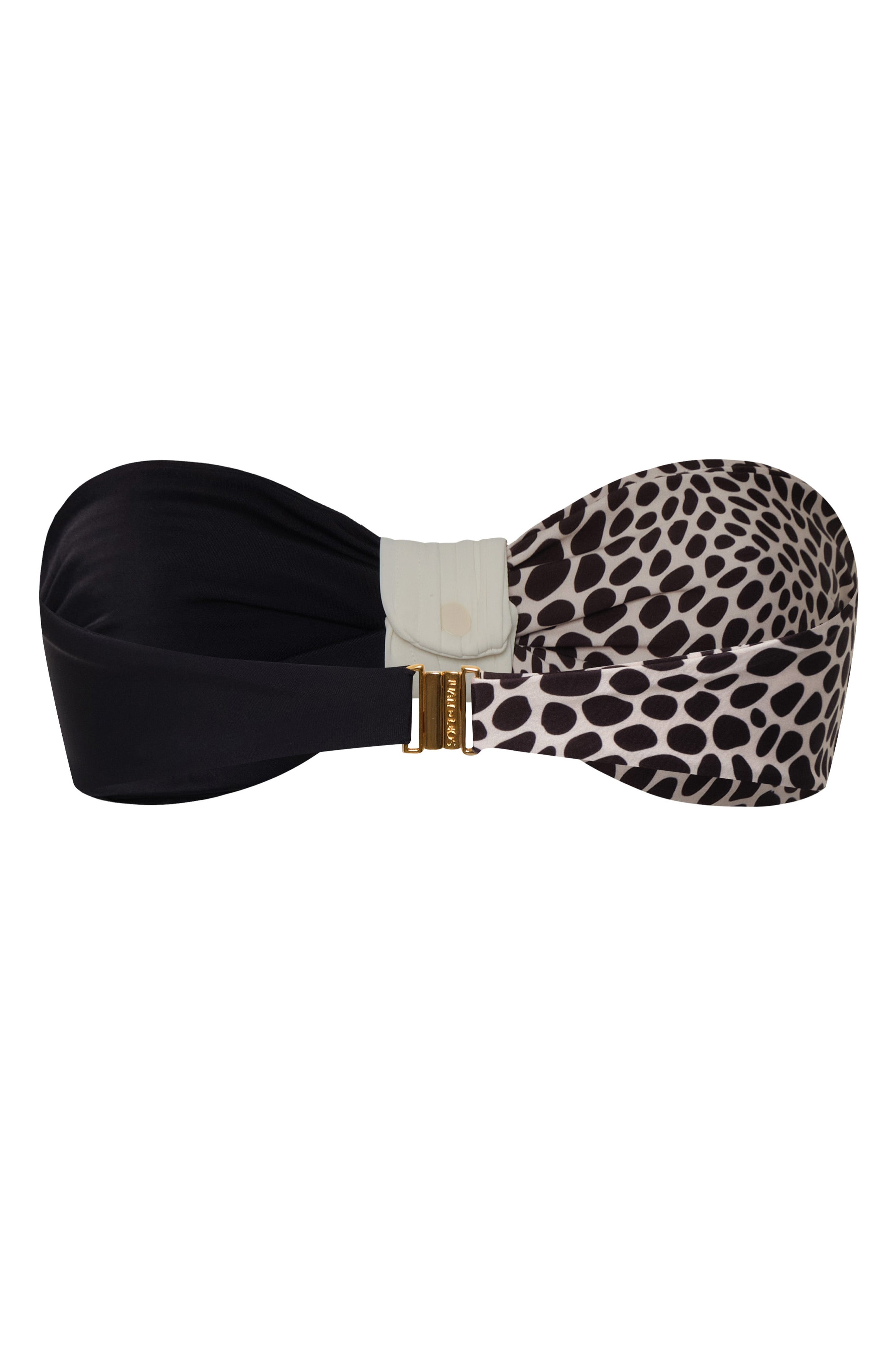 Emma Top / Ivory & Black Animal Print