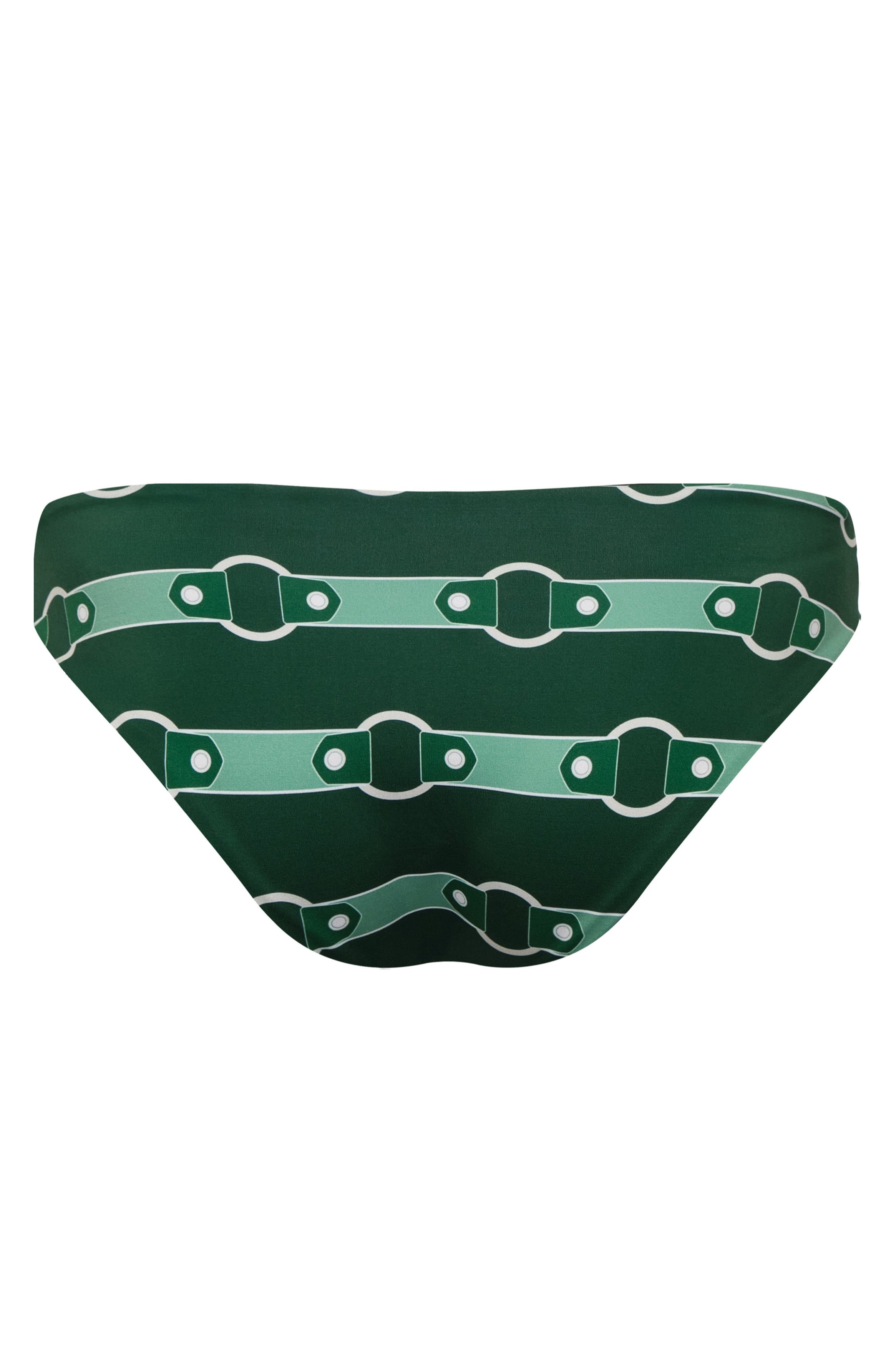 Sunset Waves Bottom / Green Horse Reins - Green