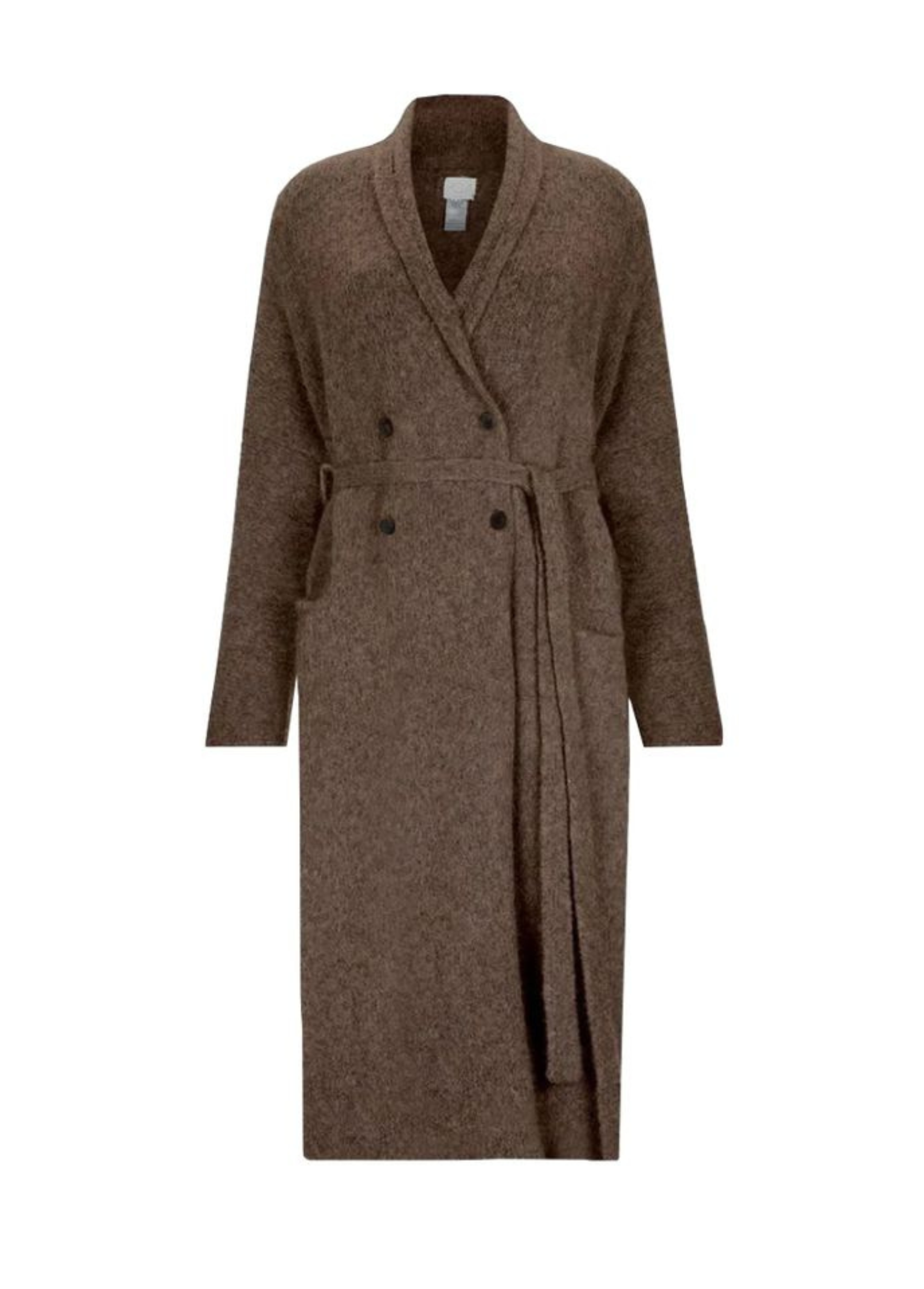 ARMY PATCH BREAKFAST COAT - MOCCA