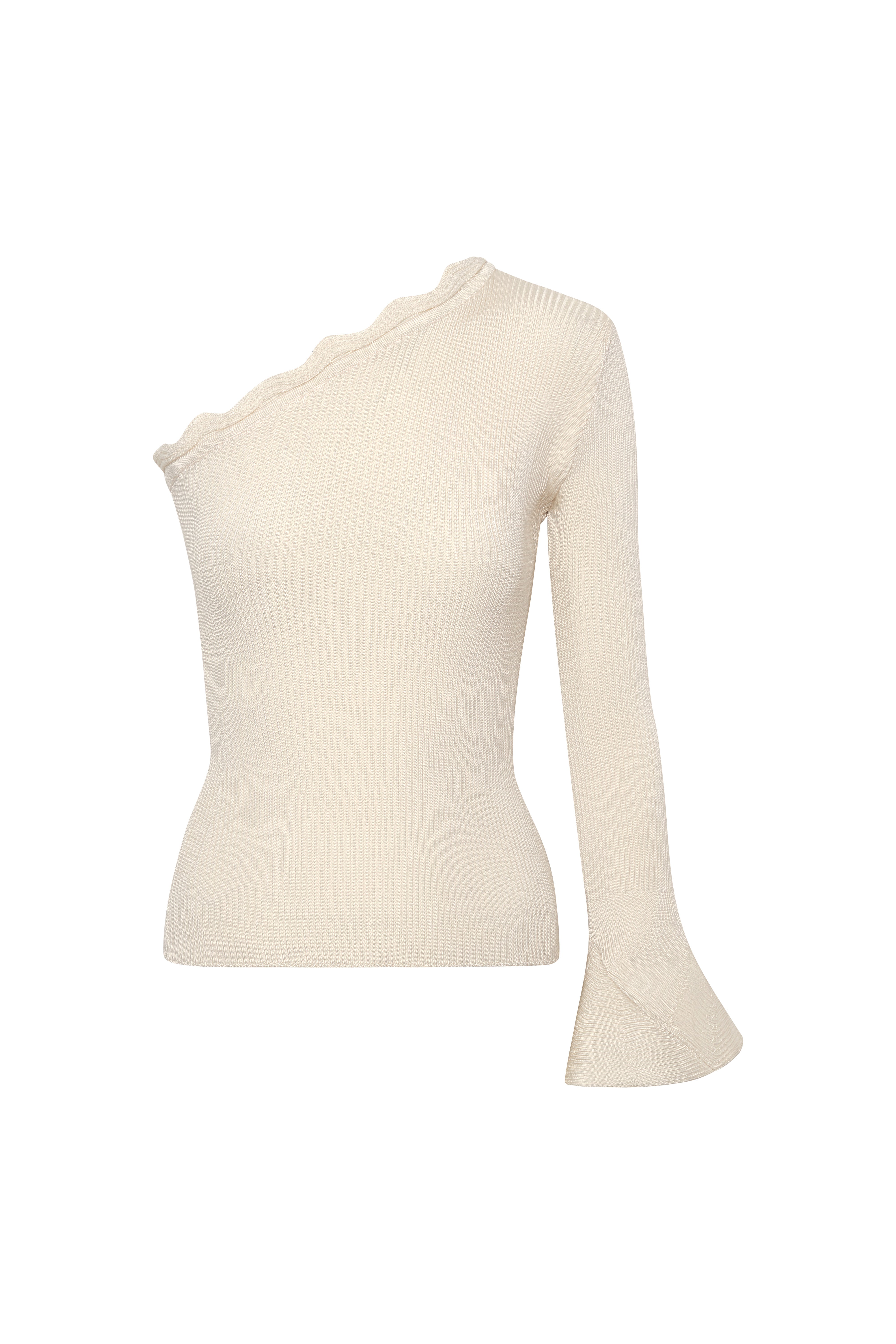 Dahlia Top Ivory