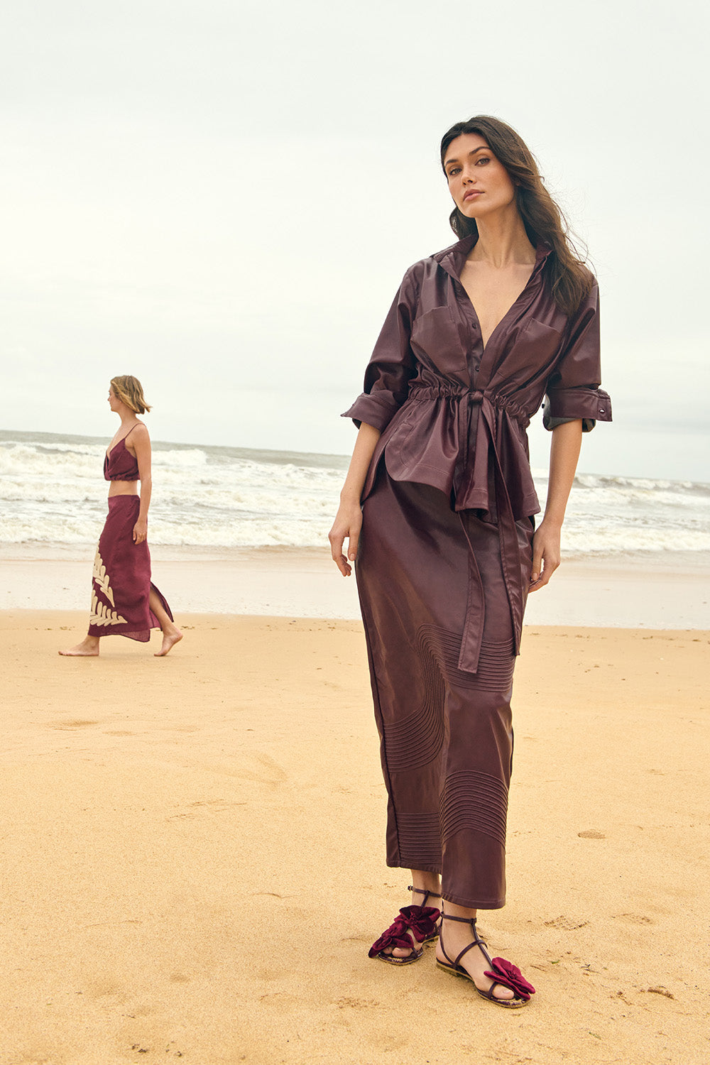 Castelo Skirt Burgundy