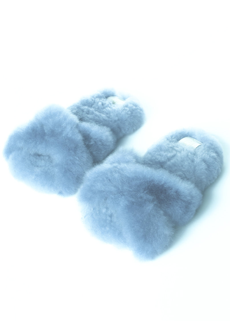 SKY BLUE SLIPPER SANDALS