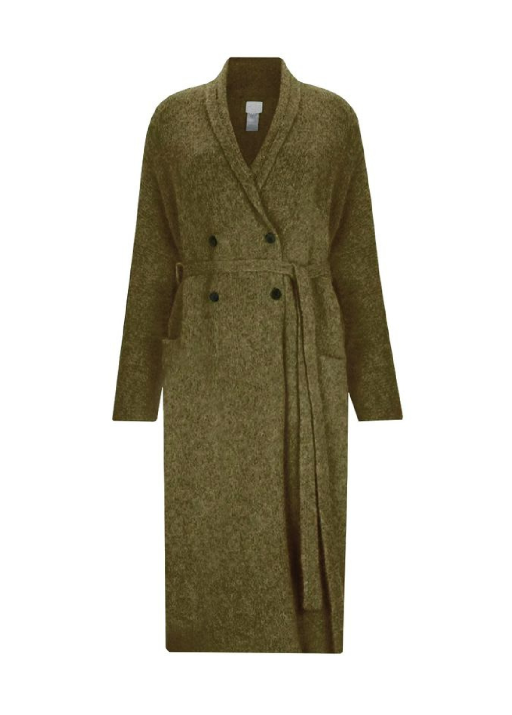 ARMY PATCH BREAKFAST COAT - OLIVE GREEN