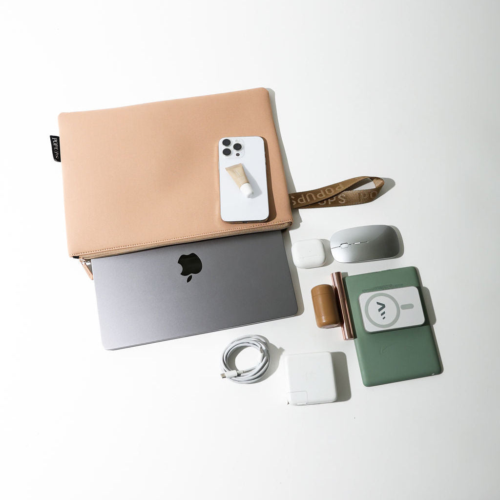 LAPTOP SLEEVE TAN