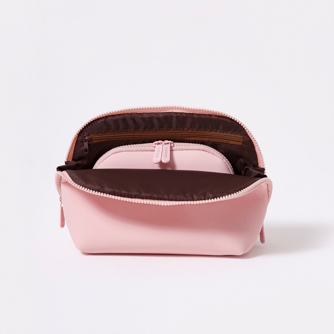 MAKEUP POUCH SET PRETTY IN PINK - BISOU BISOU