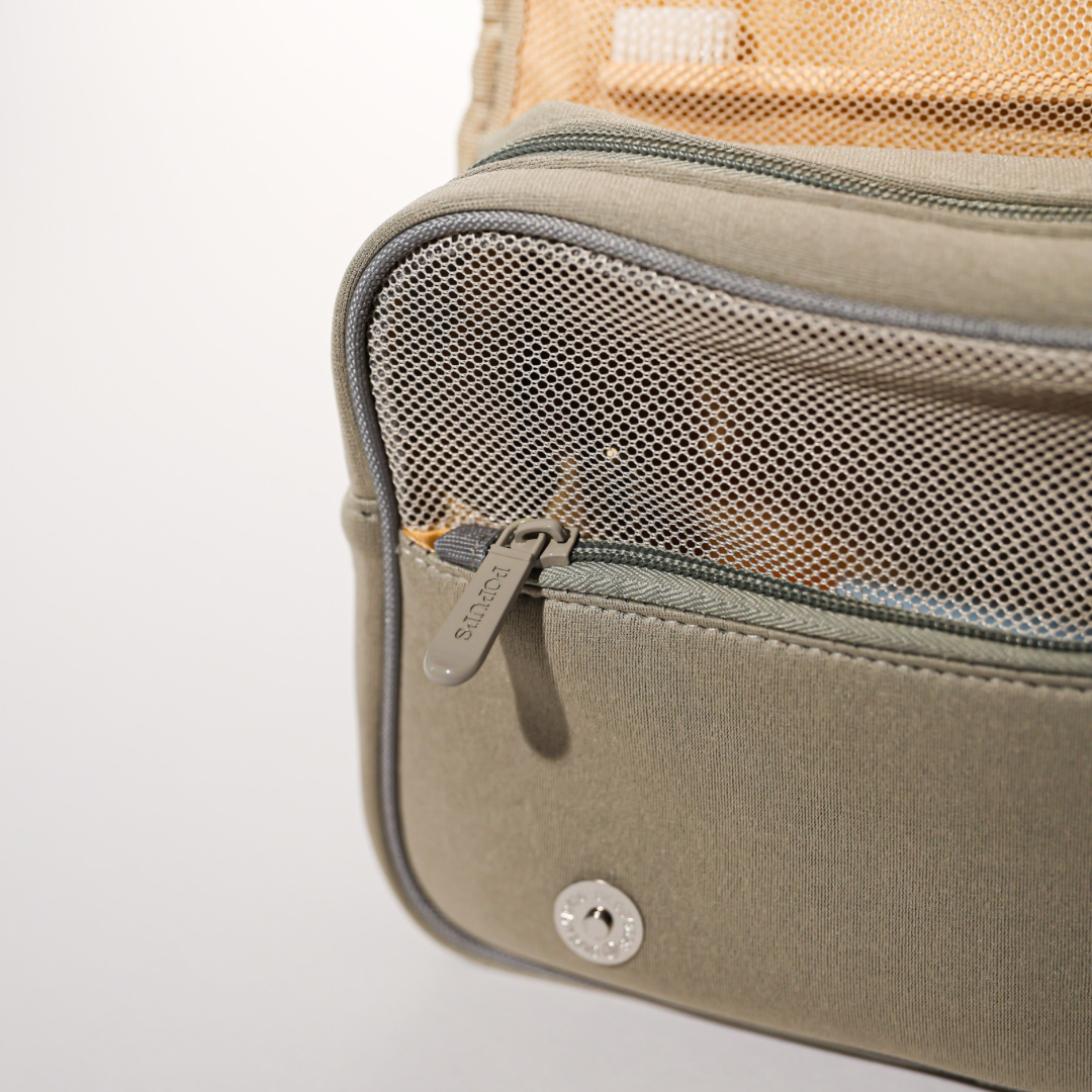 TOILETRY BAG TAUPE