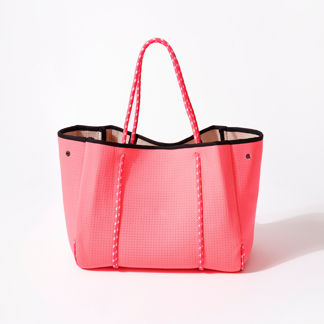 NEON PINK BASIC SET - EVERYDAY TOTE AND POUCH