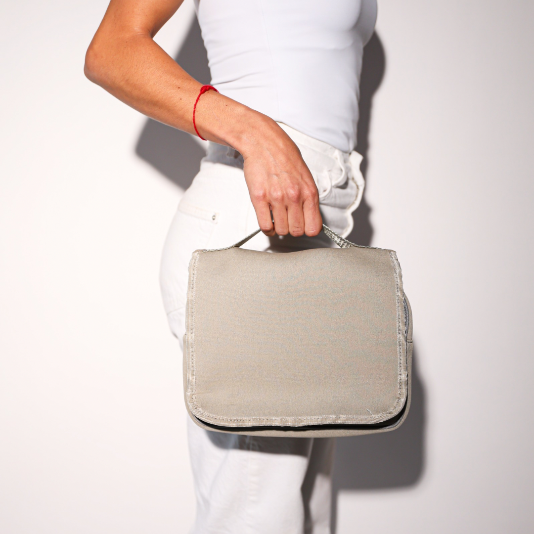 TOILETRY BAG TAUPE