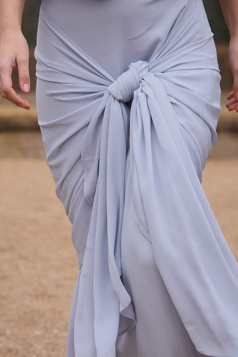 Sky Kowloon Skirt Dusty Blue