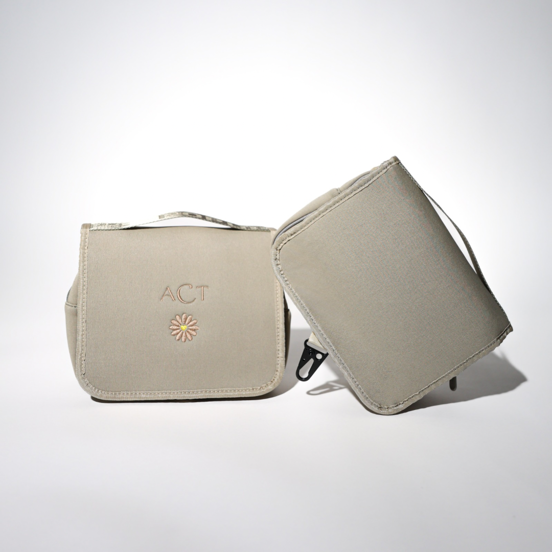 TOILETRY BAG TAUPE