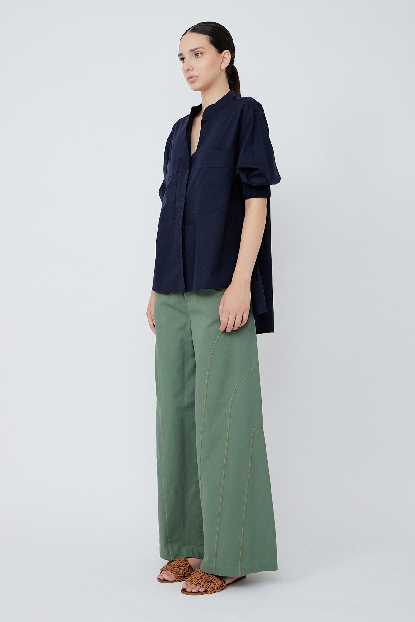 Anne Blouse | Navy
