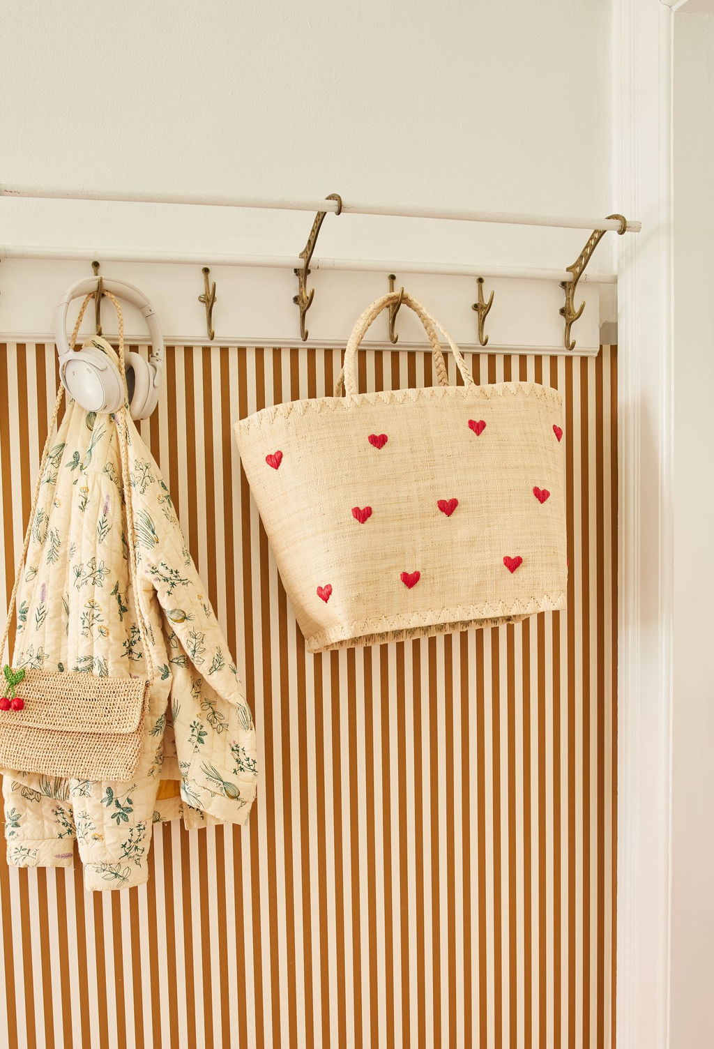 Large Raffia Bag - Nature - Darling Hearts Design