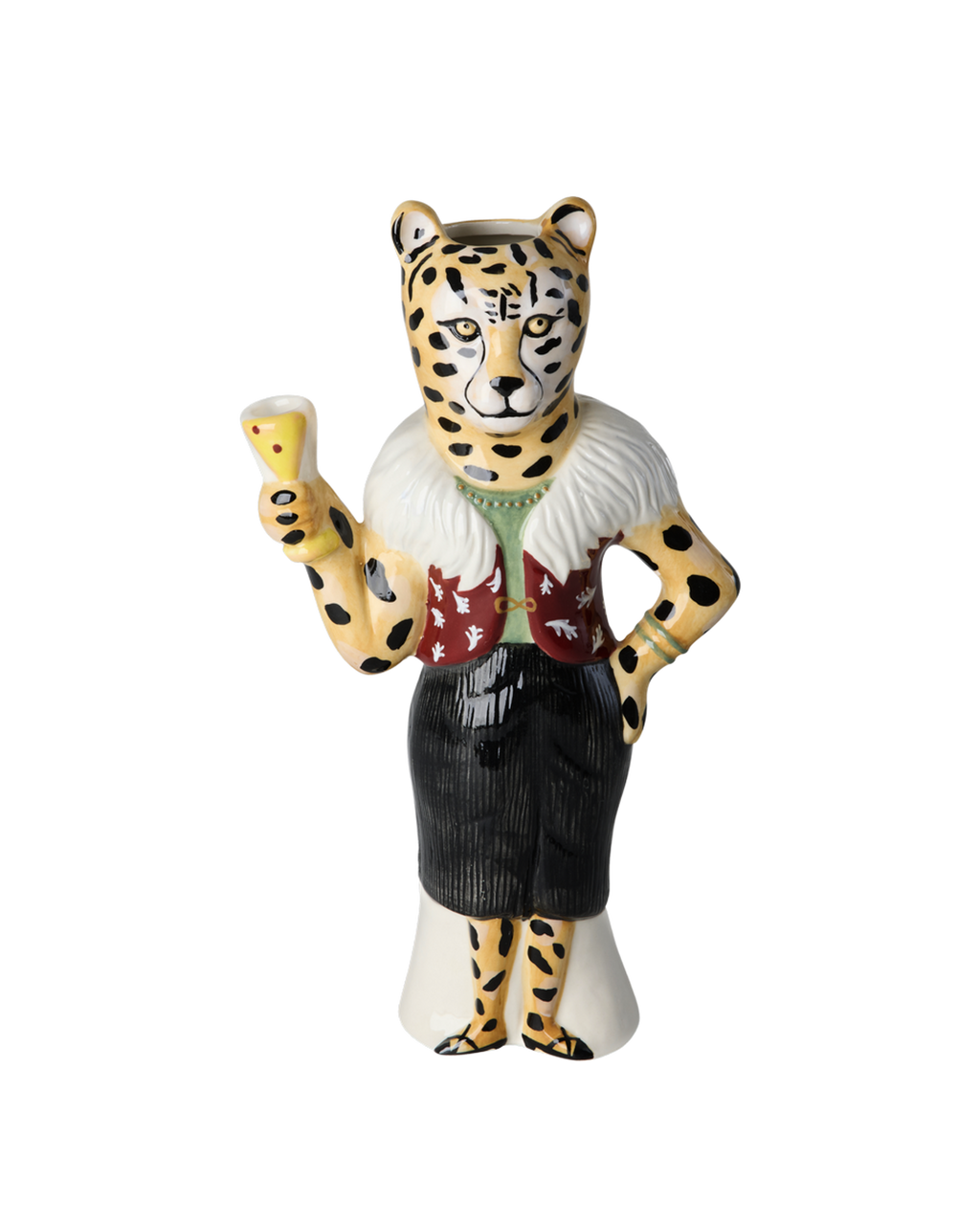 Ceramic Vase in Leopard Shape - Nathalie Lété - 400 ml