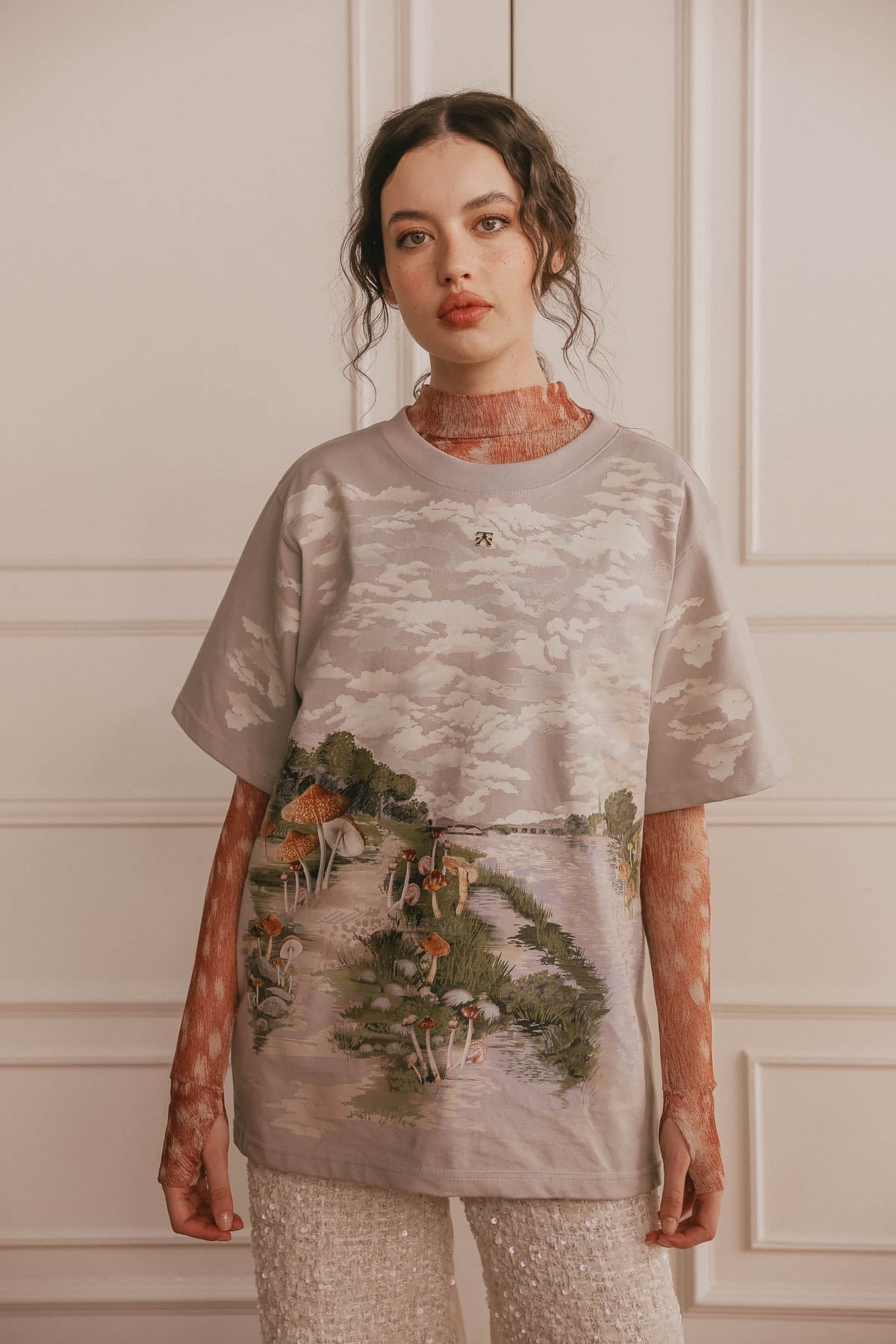 Camiseta Fungi Bambi Gris