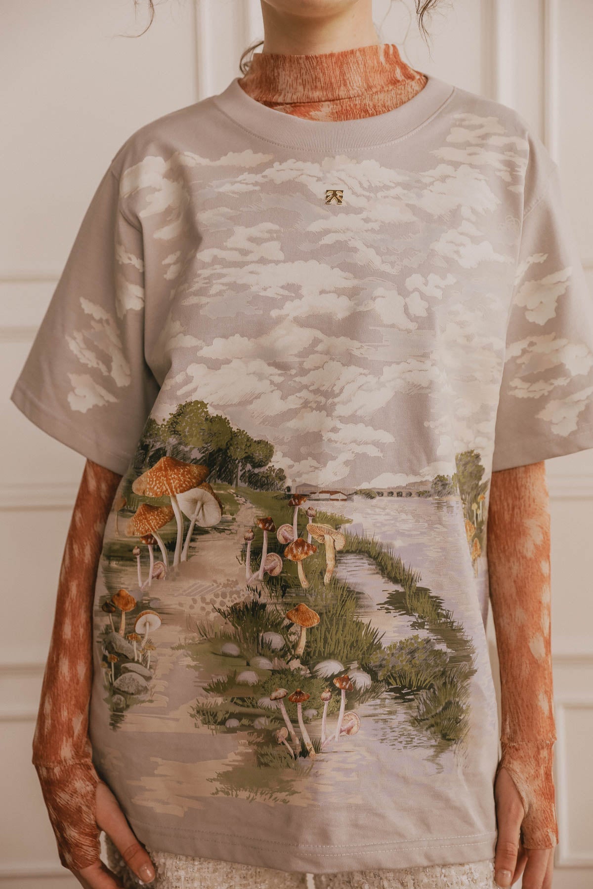 Camiseta Fungi Bambi Gris