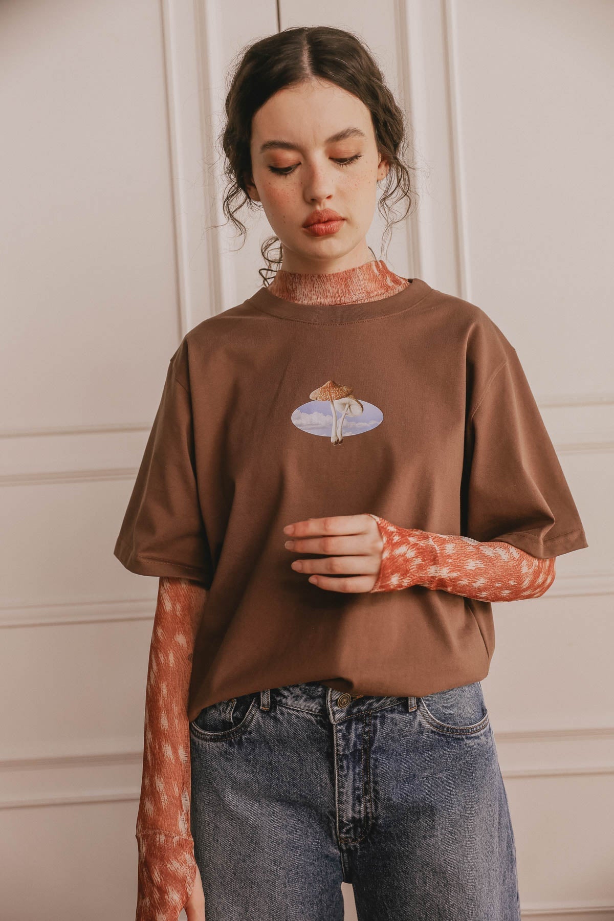 Camiseta Without Reglas Camel