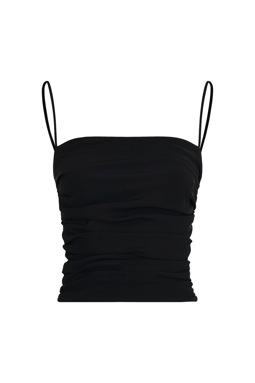 Pearl Crop Top Black
