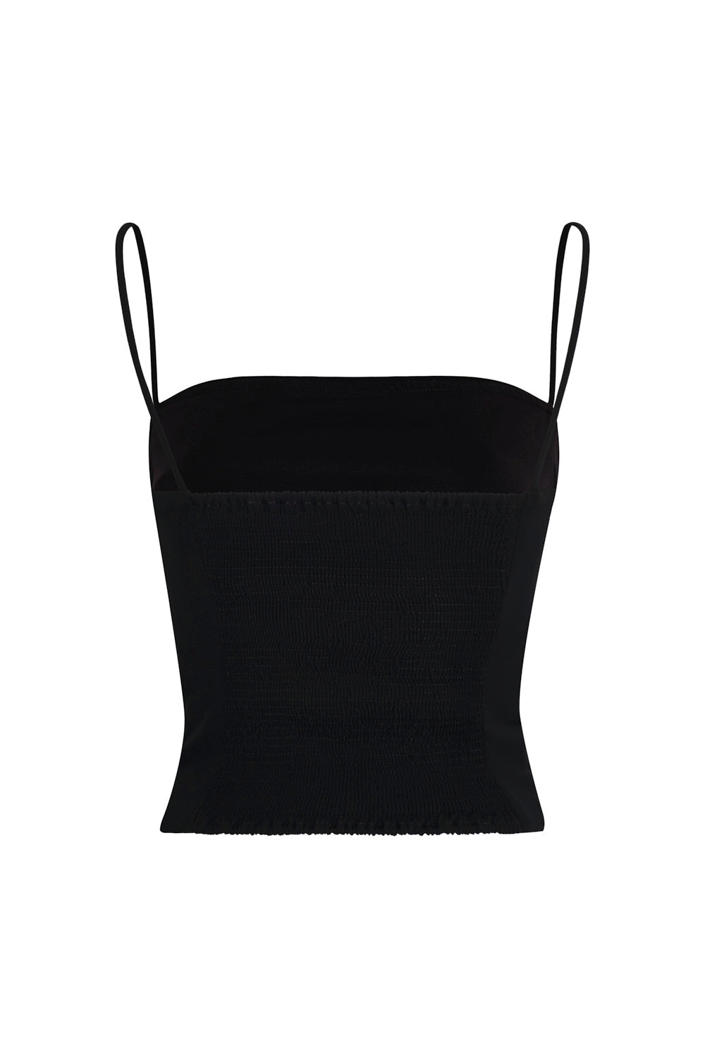 Pearl Crop Top Black