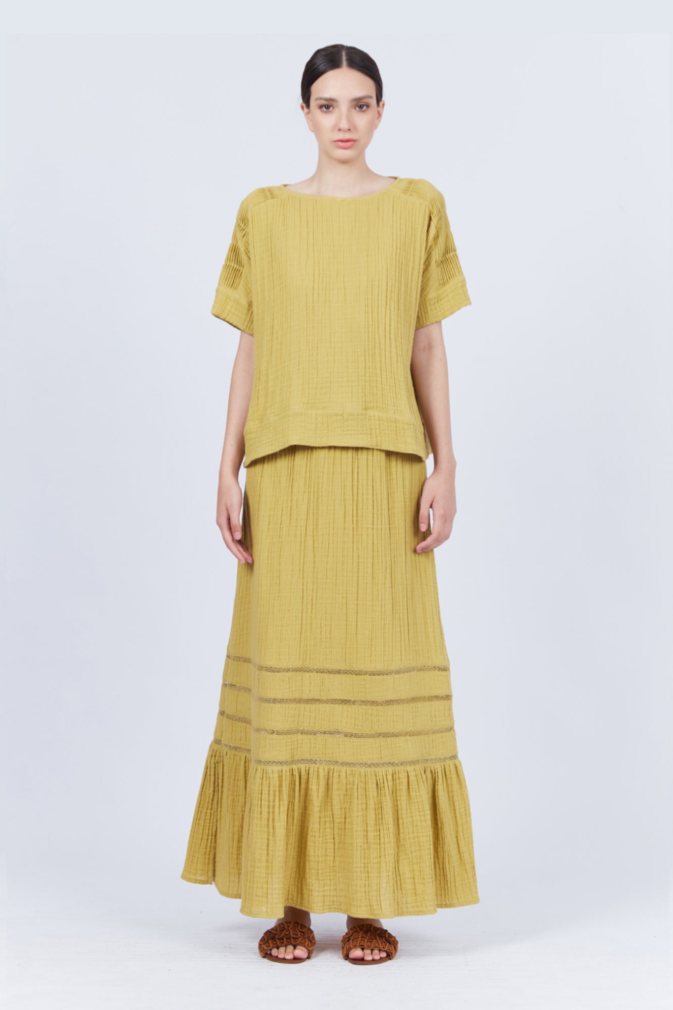 Carlota Skirt | Cress Green