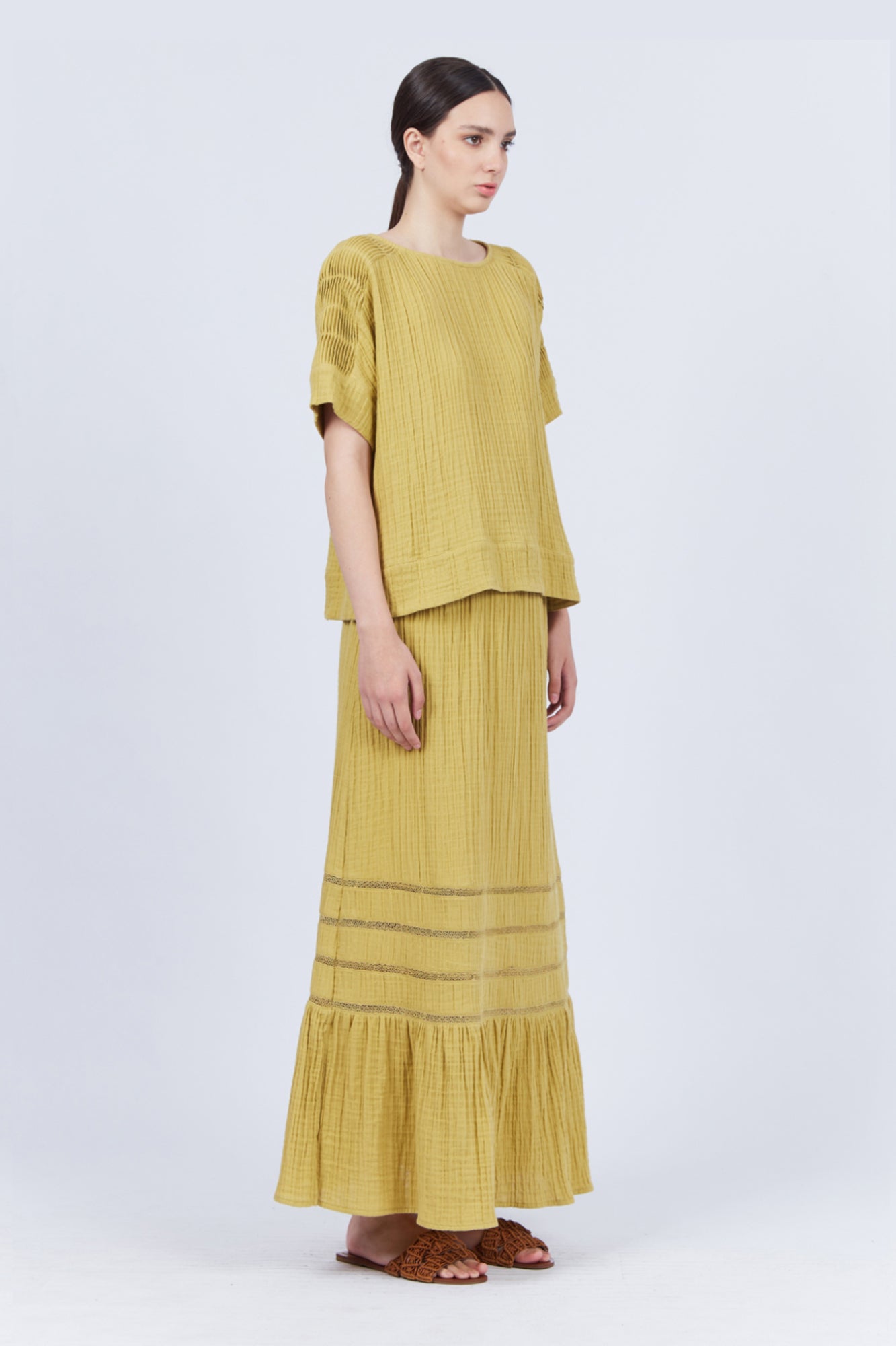 Carlota Skirt | Cress Green