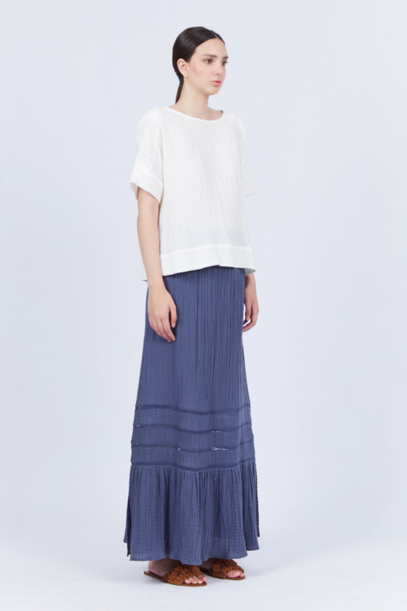 Carlota Skirt | Steel