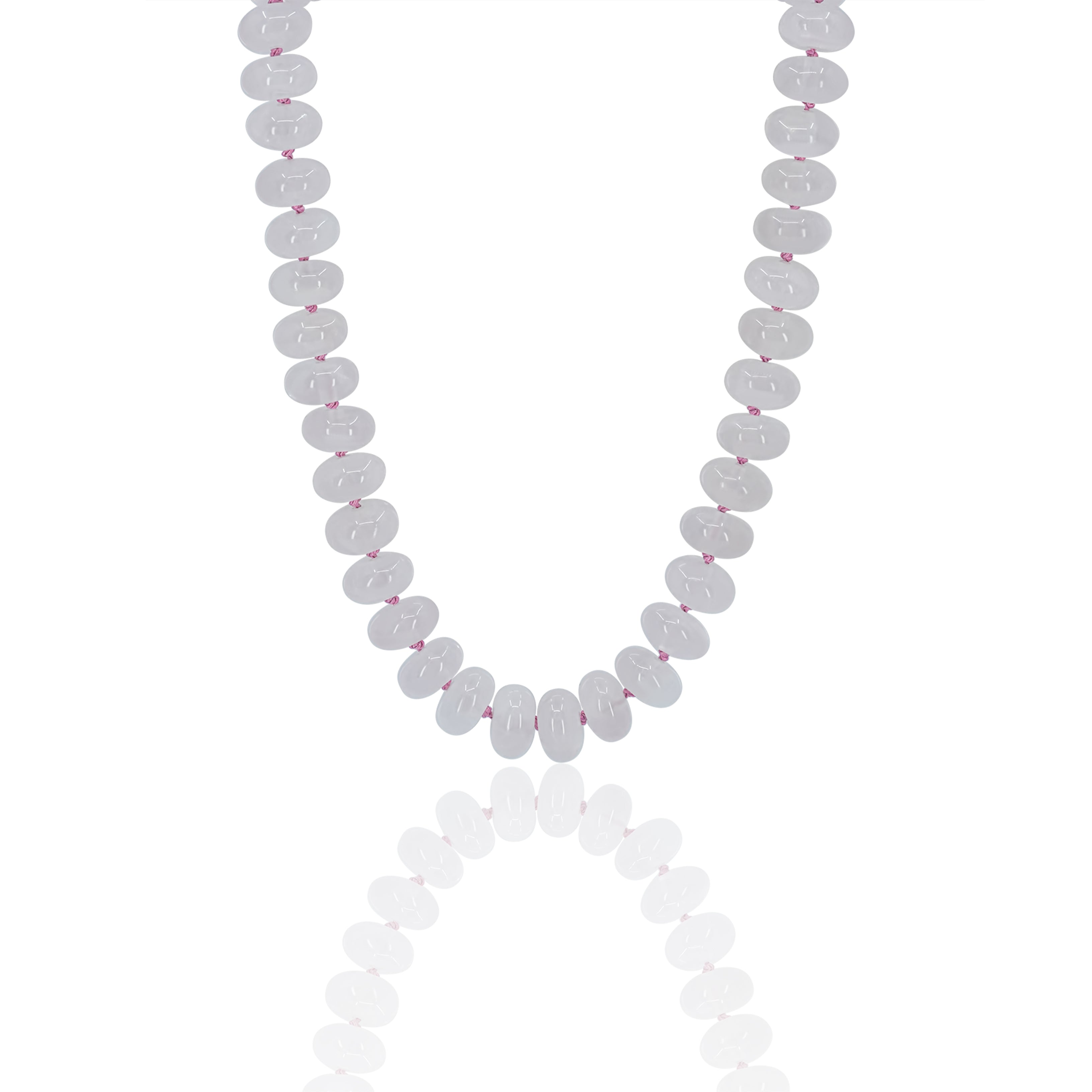 Rose Quartz Beaded Necklace