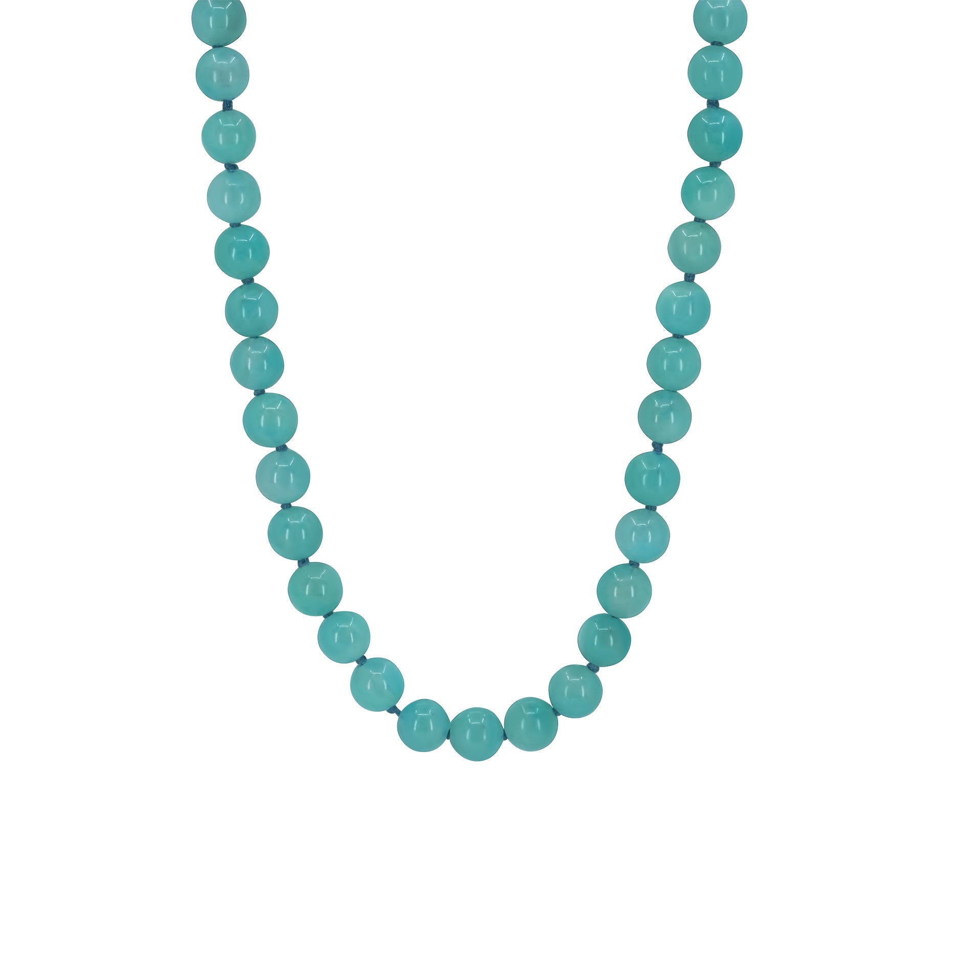 Aqua Beaded Necklace