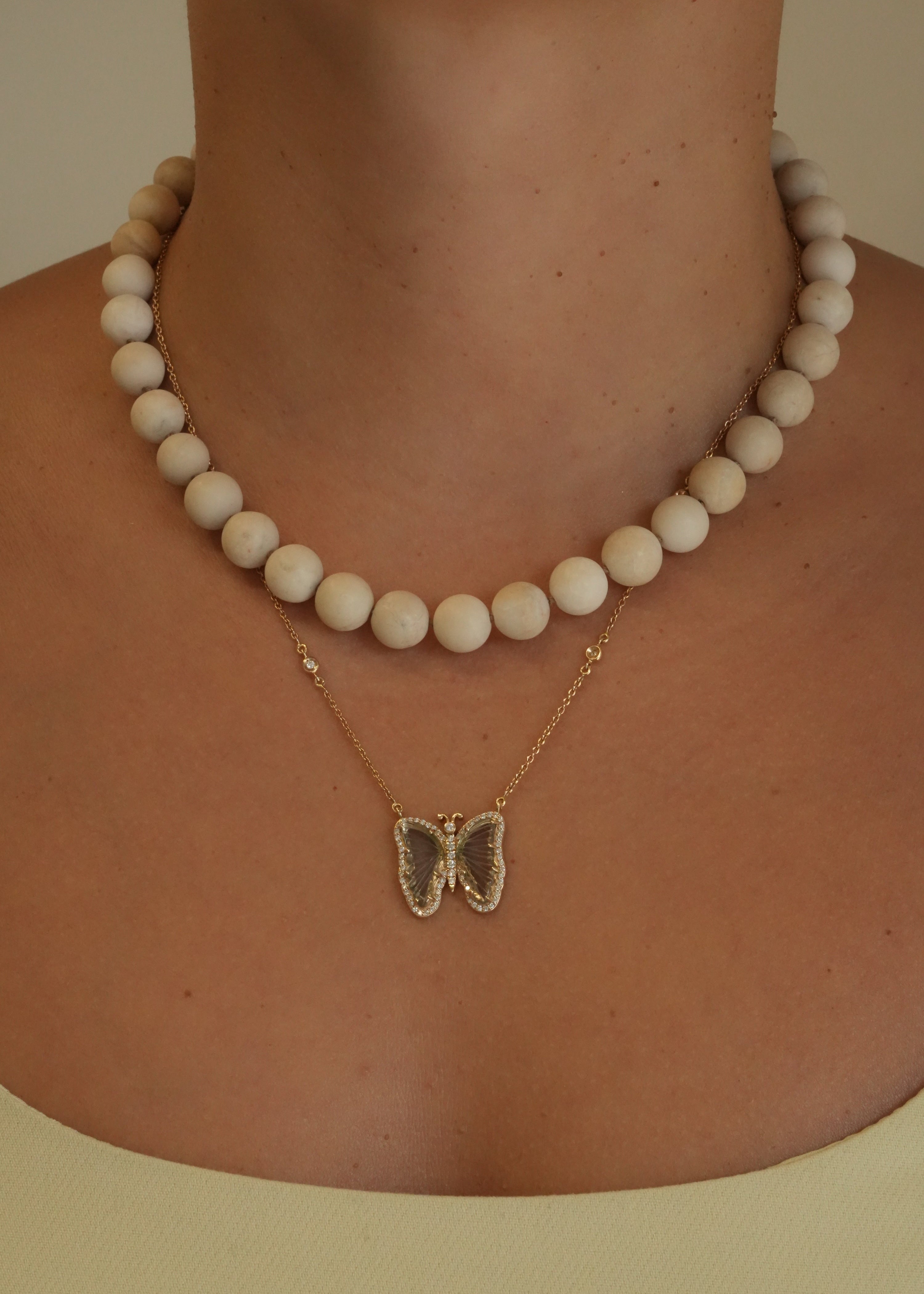 Jasper Beaded Necklace