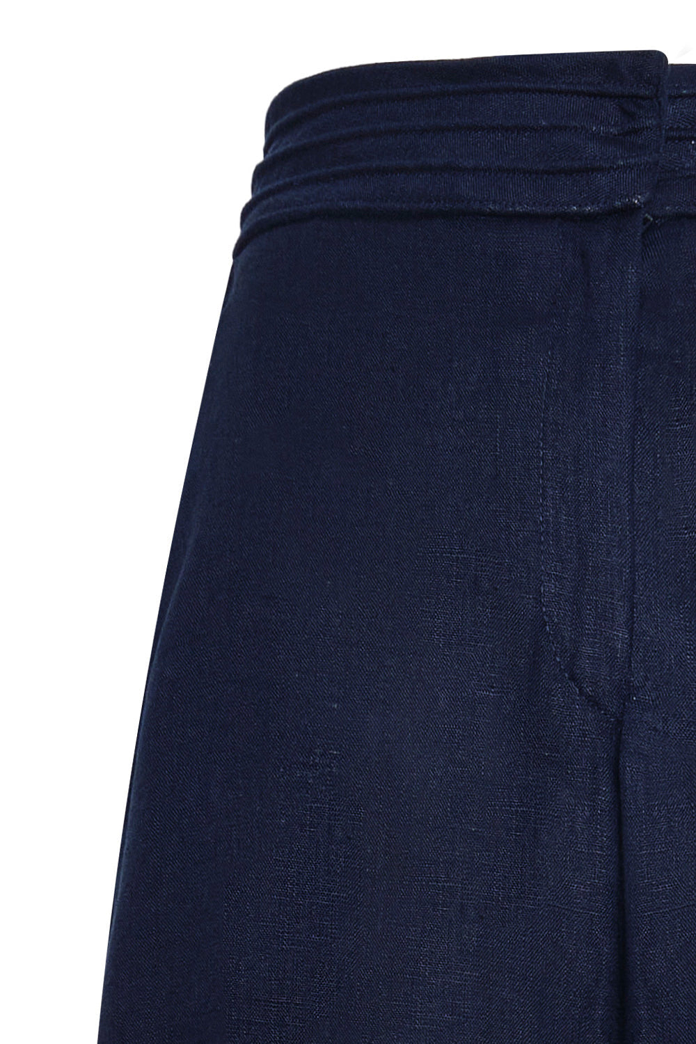 Burgos Embroidered Pants Navy Blue
