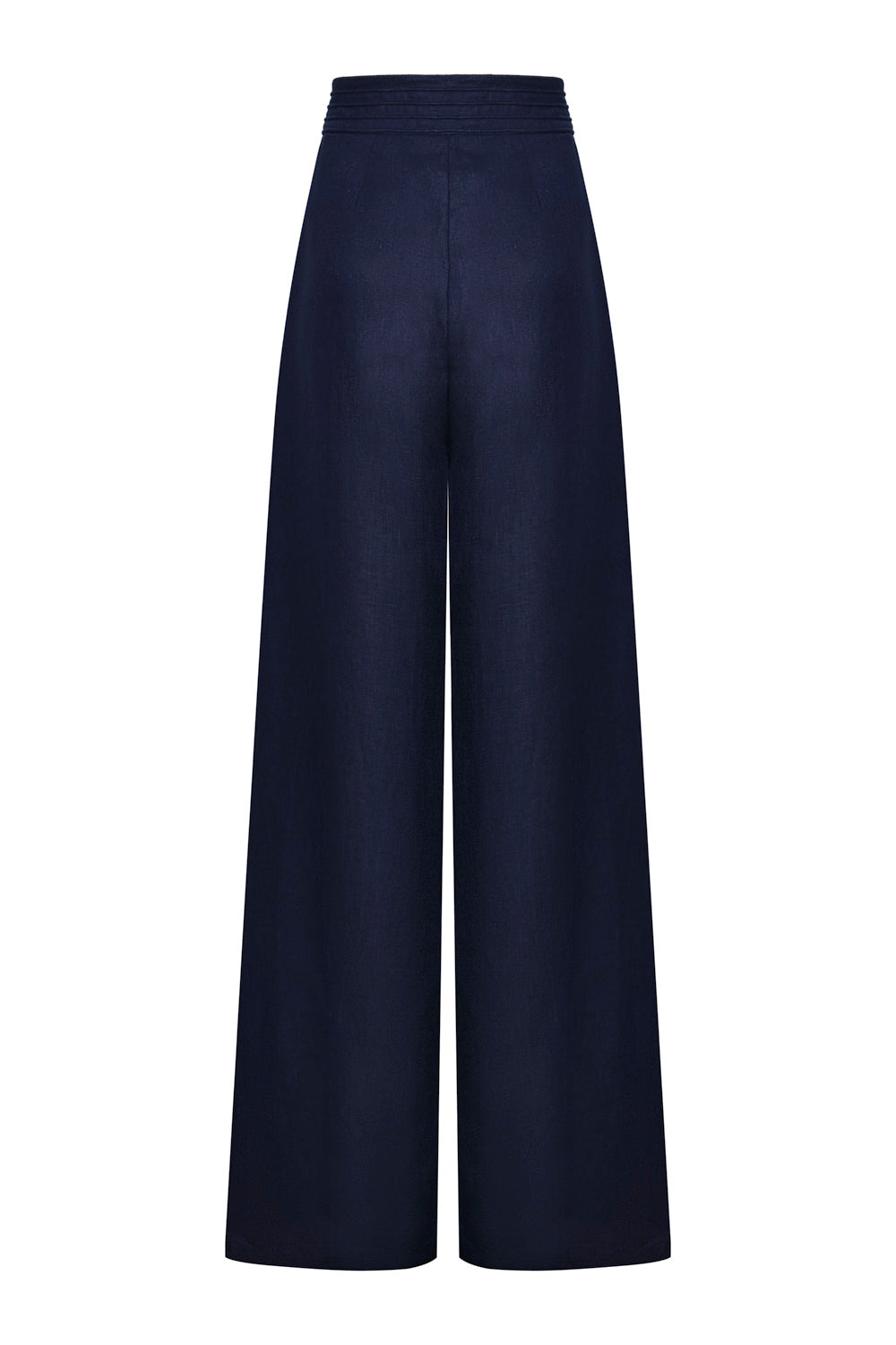 Burgos Embroidered Pants Navy Blue