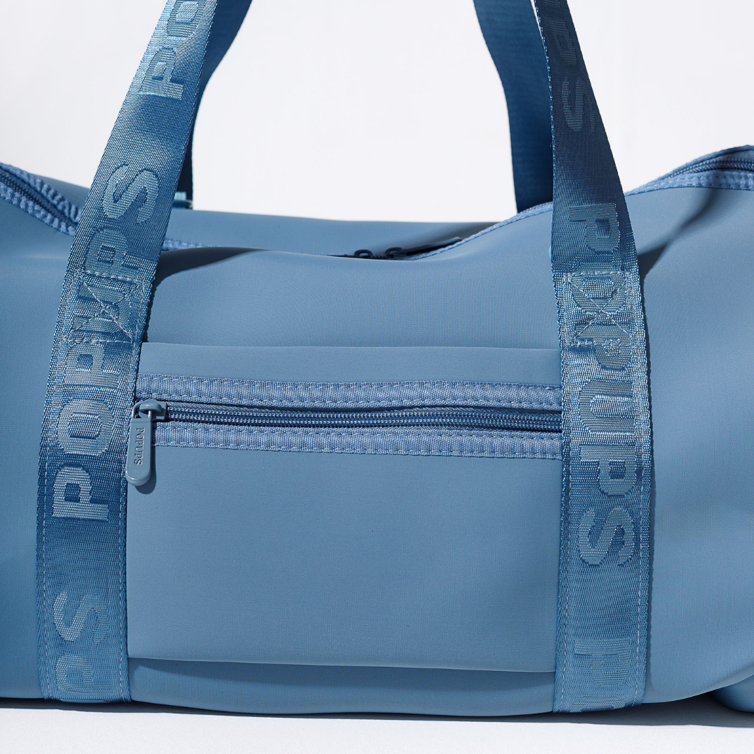 XL ZIPPER TOTE STORMY BLUE