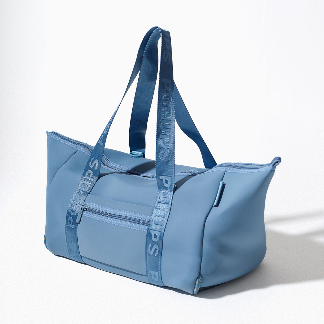 XL ZIPPER TOTE STORMY BLUE