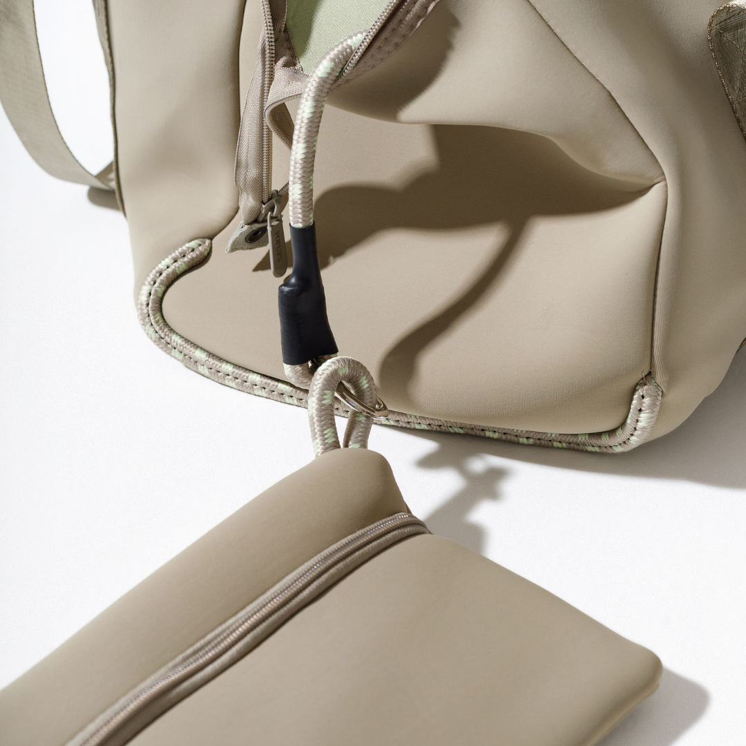 XL ZIPPER TOTE TAUPE