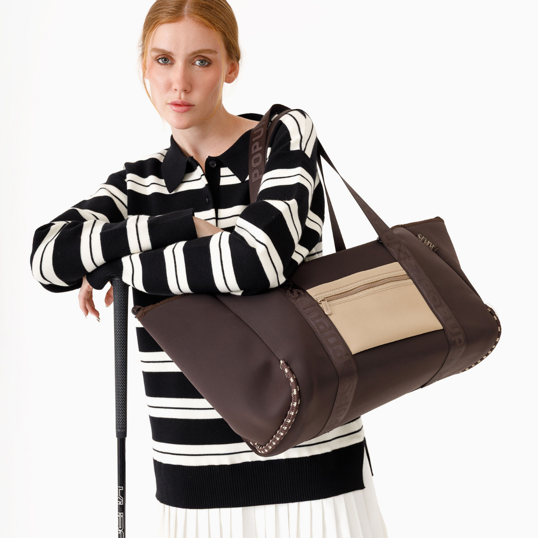 XL ZIPPER TOTE ESPRESSO