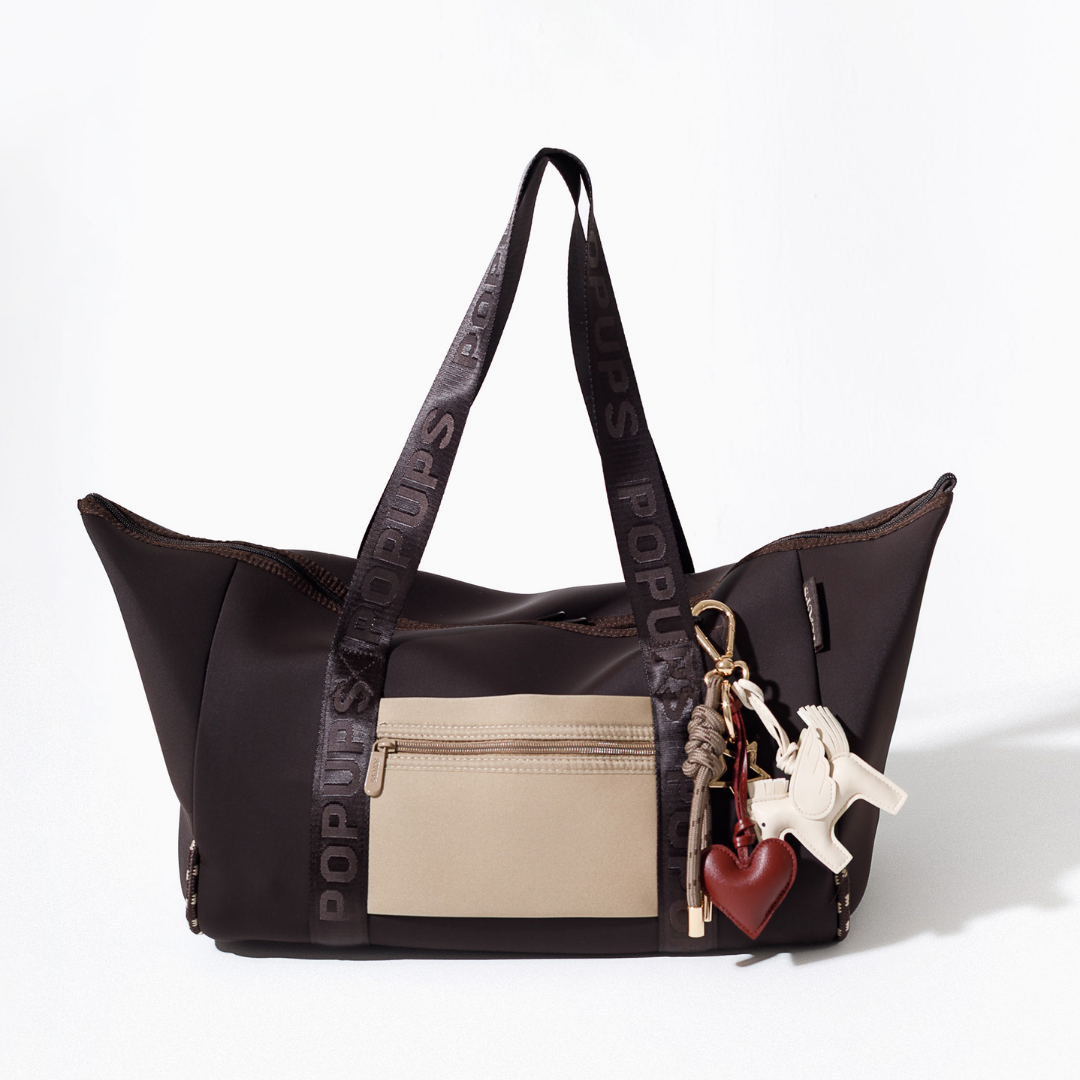XL ZIPPER TOTE ESPRESSO
