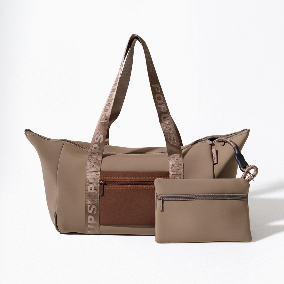 XL ZIPPER TOTE MOCHA