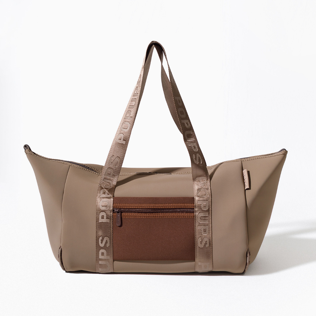 XL ZIPPER TOTE MOCHA
