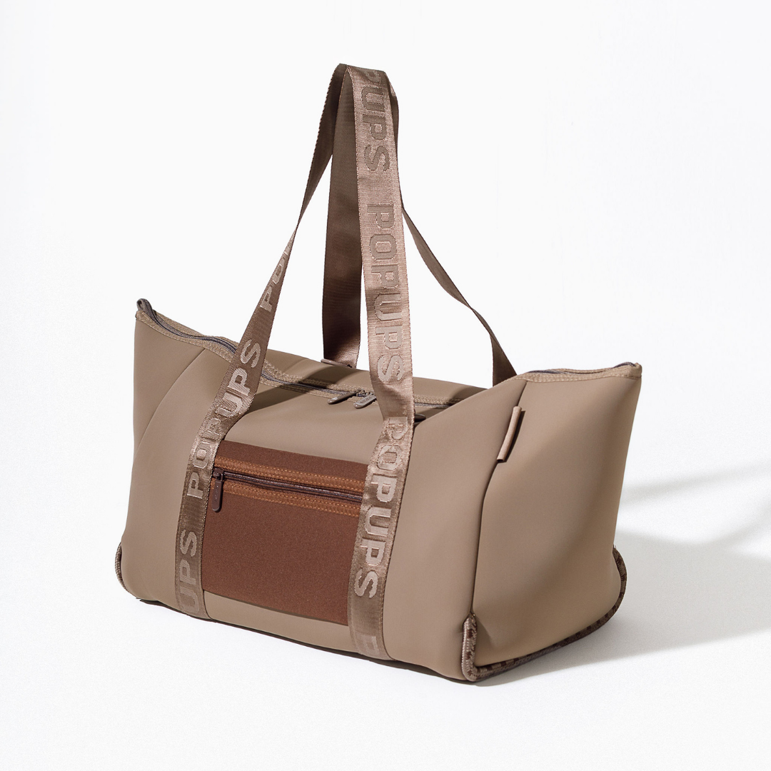 XL ZIPPER TOTE MOCHA