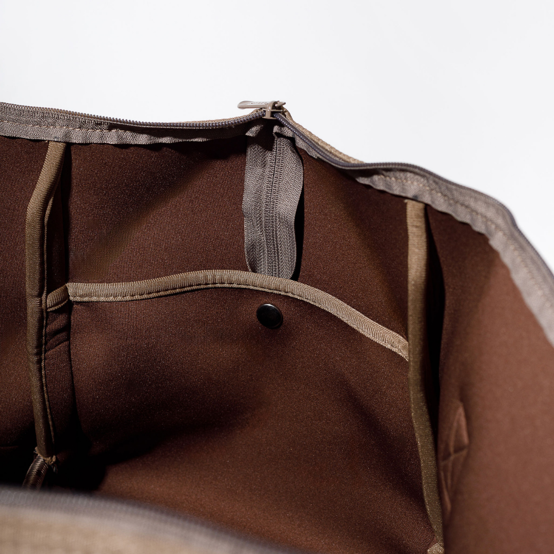 XL ZIPPER TOTE MOCHA