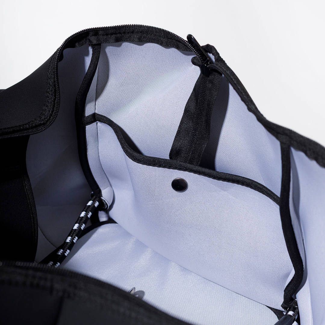 XL ZIPPER TOTE BLACK