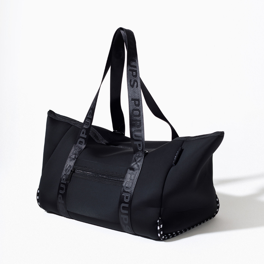 XL ZIPPER TOTE BLACK