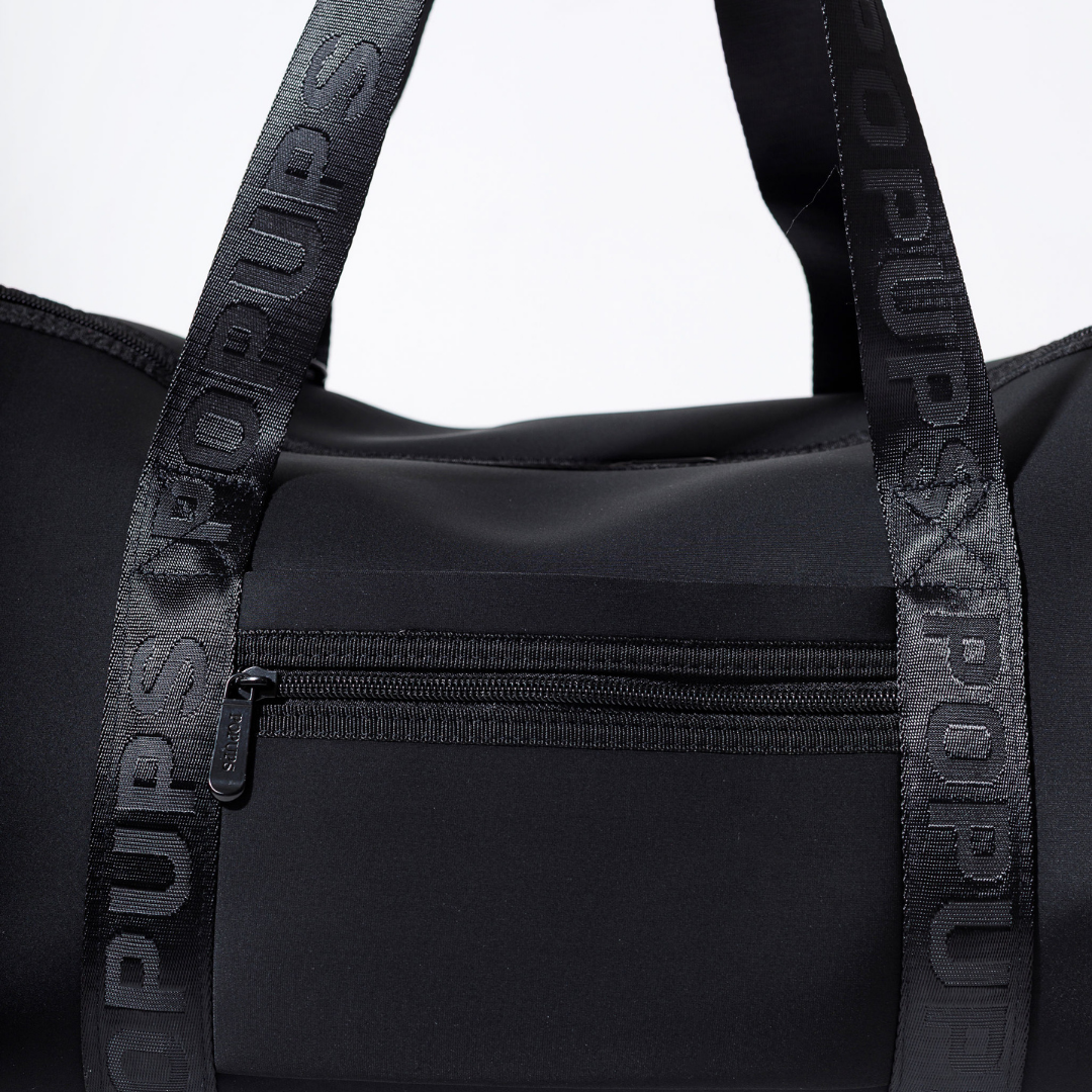 XL ZIPPER TOTE BLACK