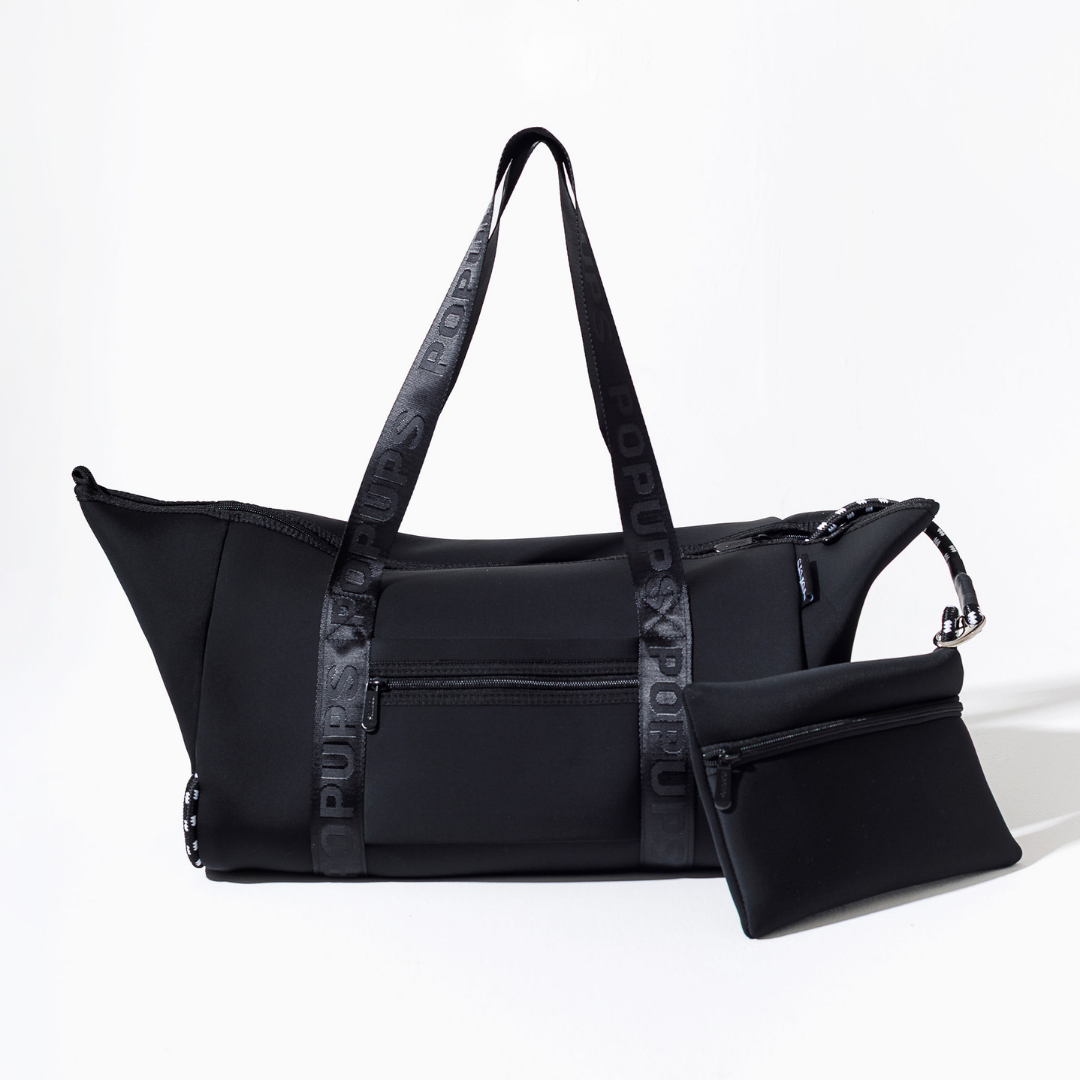 XL ZIPPER TOTE BLACK