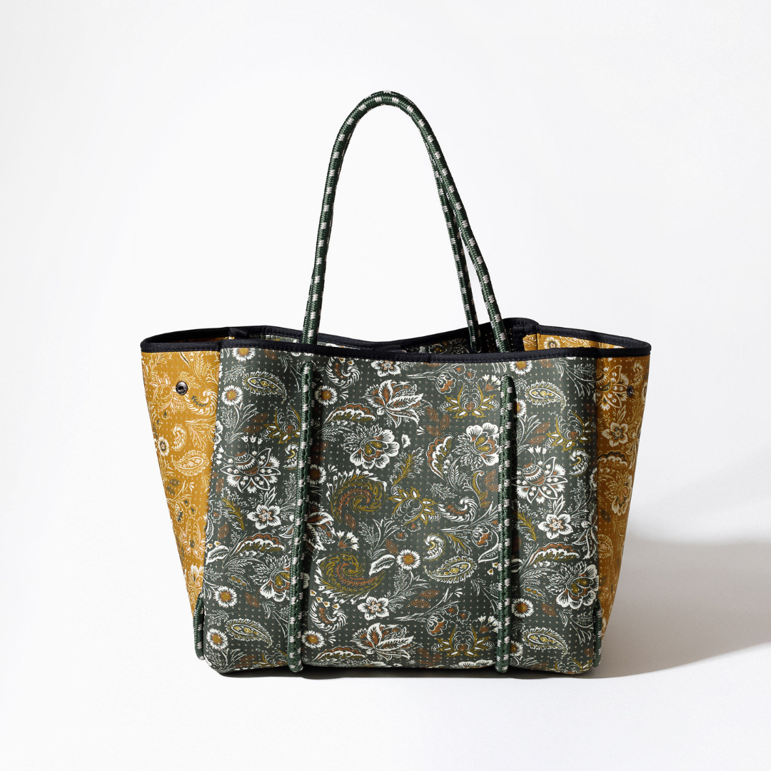 PAISLEY FOREST SET - EVERYDAY TOTE AND POUCH