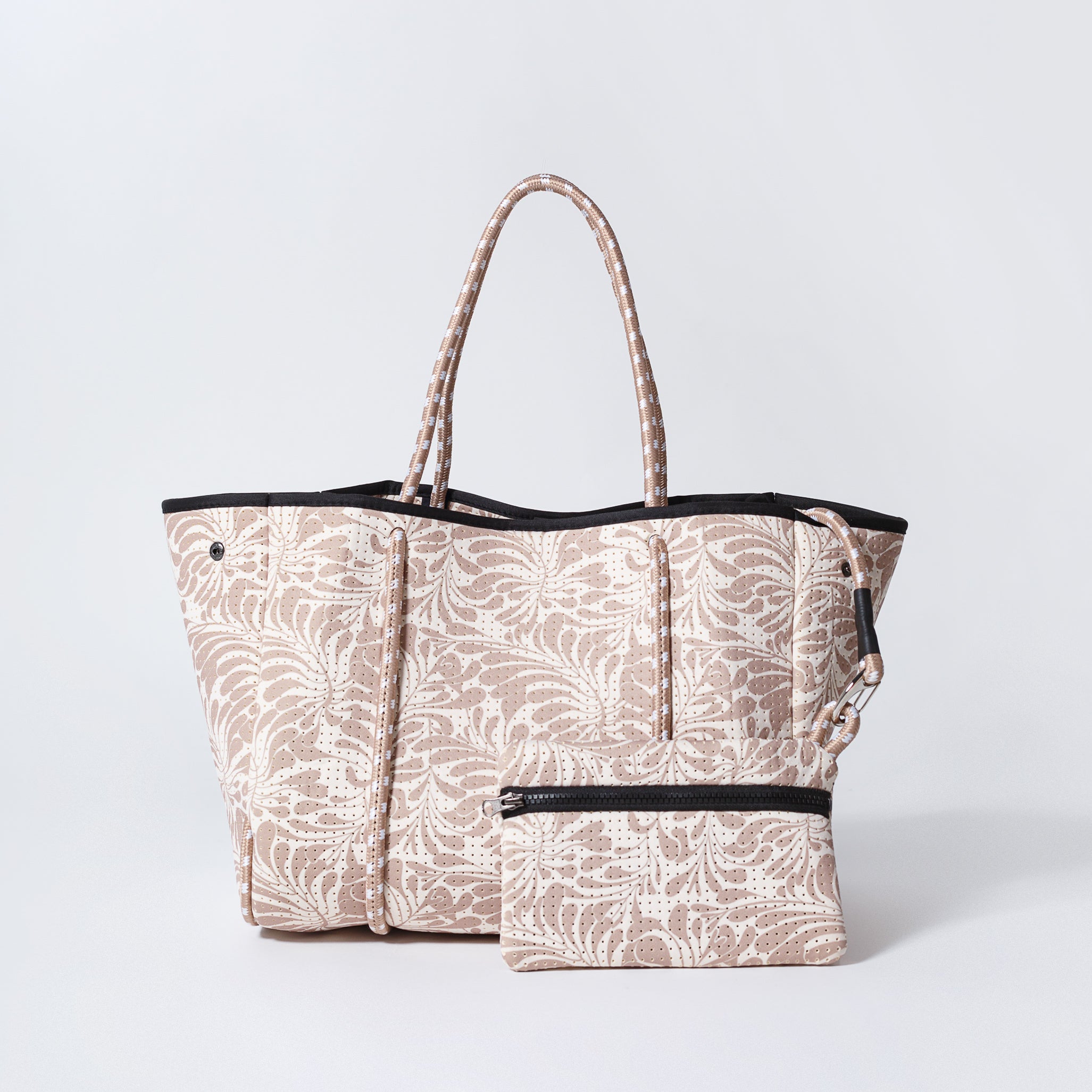 EVERYDAY TOTE PALM DREAMS BEIGE