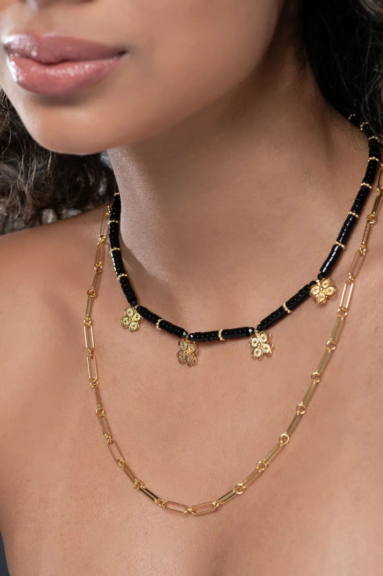 Flower Whispering Stone Necklace - Pre Order