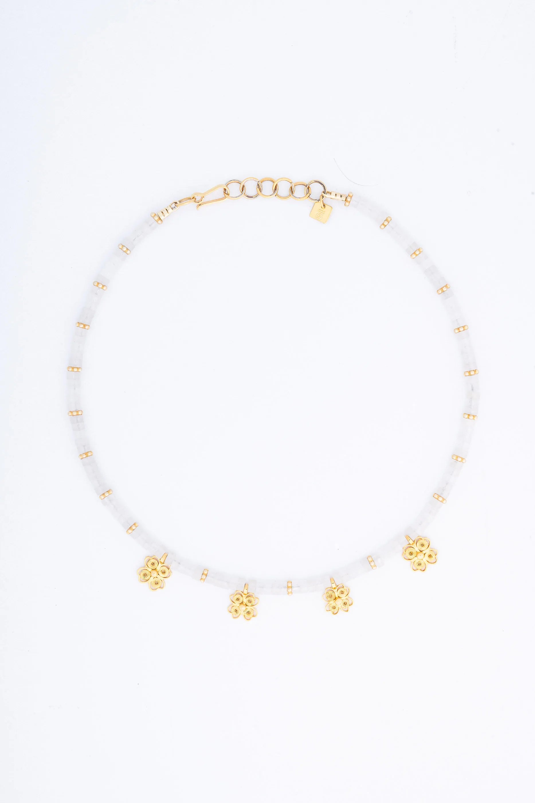 Flower Whispering Stone Necklace - Pre Order