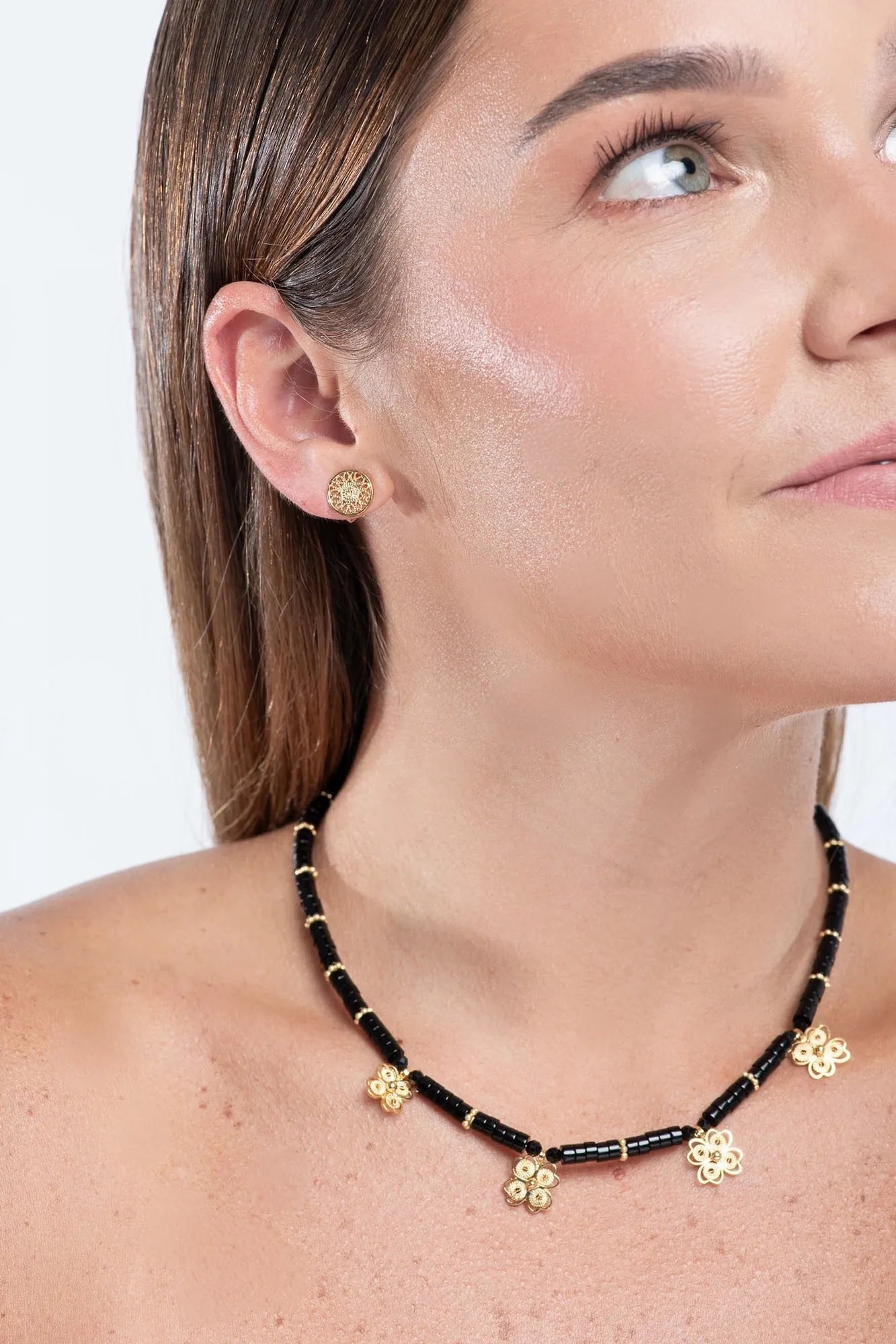 Flower Whispering Stone Necklace - Pre Order